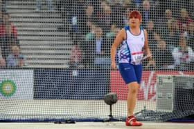 Kirsty Law pictured competing at Hampden during the Glasgow 2014 Commonwealth Games. Picture: Bobby Gavin