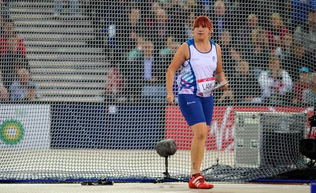 Kirsty Law pictured competing at Hampden during the Glasgow 2014 Commonwealth Games. Picture: Bobby Gavin