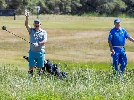 Play has mainly been in two balls since courses reopened in Scotland on 29 May. Picture: SNS