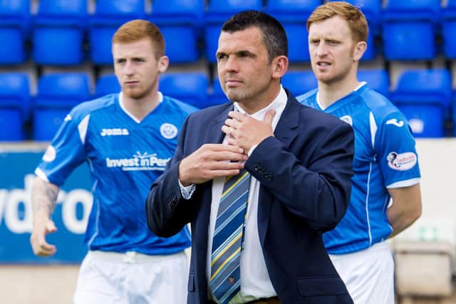 Callum Davidson was happy to drive the kit van and do the laundry. Now he is St Johnstone manager. Picture: SNS