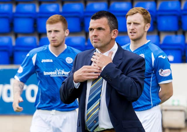Callum Davidson was happy to drive the kit van and do the laundry. Now he is St Johnstone manager. Picture: SNS