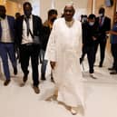 Lamine Diack at the court in Paris, where he faces charges of corruption. Picture: Getty