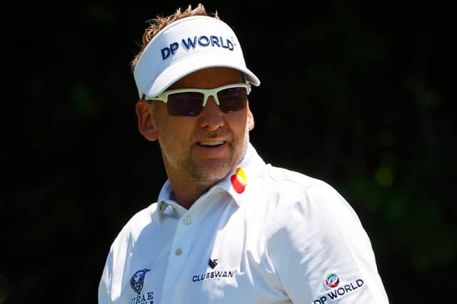 Ian Poulter carded a 7-under par 64 in the RBC Heritage. Picture: Getty.