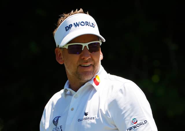 Ian Poulter carded a 7-under par 64 in the RBC Heritage. Picture: Getty.