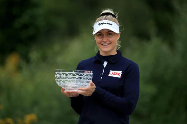 Charley Hull landed the top prize of £10,000. Picture: Getty