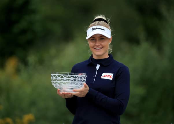Charley Hull landed the top prize of £10,000. Picture: Getty