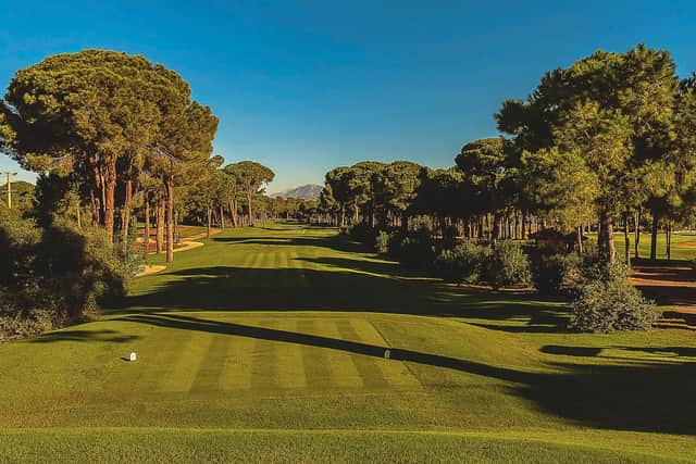 One of the fairways on the Old Course, Belek, Turkey. Photograph: www. kevinmurraygolf photography.com