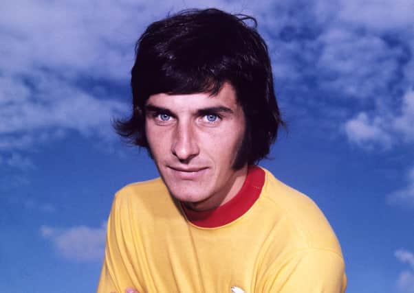 John Hansen in Partick Thistle kit during the 1970-71 season. Picture: SNS