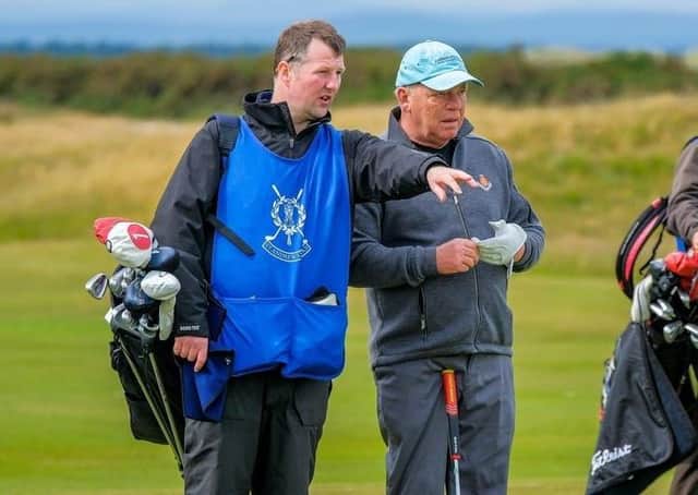 St Andrews caddie master Fraser Riddler has tried to raise money for the town’s 200 or so ‘loopers’