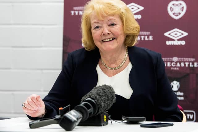 Hearts owner Ann Budge was criticised for imposing 50 per cent wage cuts on the club’s players when football was suspended, but as the financial implications of lockdown begin to bite across the leagues, it has become clear that decision may safeguard the club’s future. Picture: SNS.