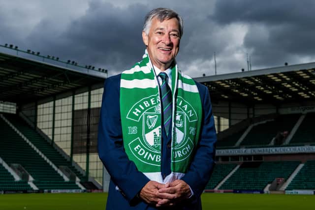 Ron Gordon was unveiled as Hibernian chairman almost a year ago. Picture: Ross Parker/SNS