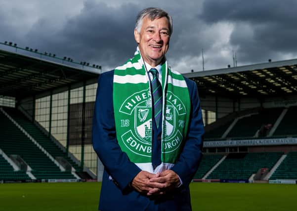 Ron Gordon was unveiled as Hibernian chairman almost a year ago. Picture: Ross Parker/SNS