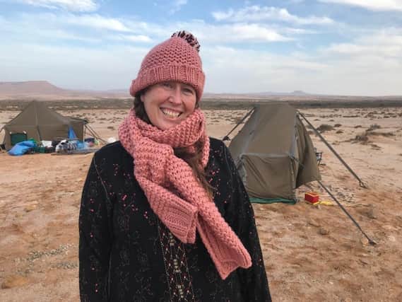 Alice Morrison who is in lockdown in the Atlas Mountains,