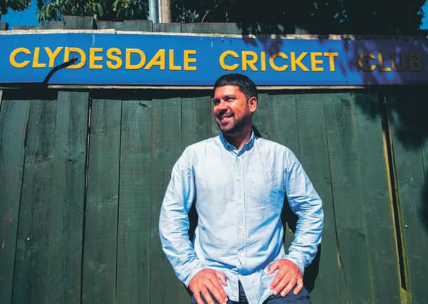 Former Scotland batsman Qasim Sheikh has revealed how his lockdown podcast helped him win a lengthy battle with depression. Picture: John Devlin