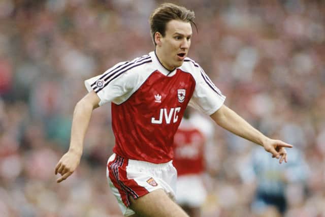 Paul Merson scored 99 goals in 425 appearances for Arsenal. Picture: Ben Radford/Allsport/Getty Images