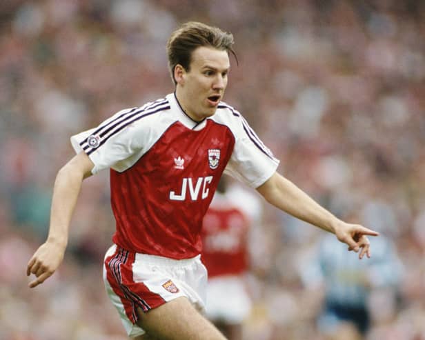 Paul Merson scored 99 goals in 425 appearances for Arsenal. Picture: Ben Radford/Allsport/Getty Images