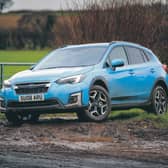The Subaru has superior traction to make up for its lack of style compared with some 
SUV competitors
