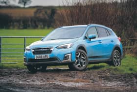 The Subaru has superior traction to make up for its lack of style compared with some 
SUV competitors