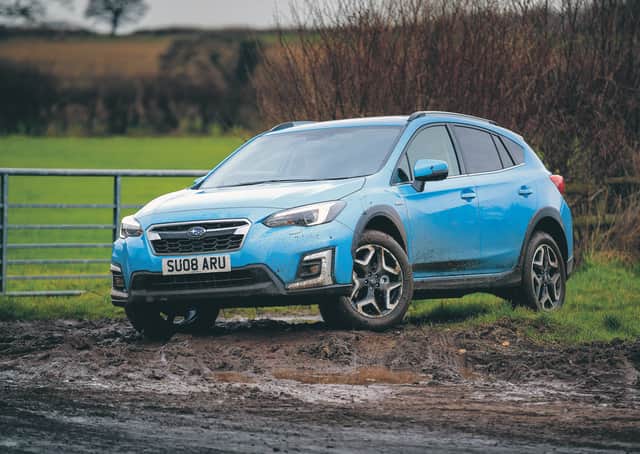 The Subaru has superior traction to make up for its lack of style compared with some 
SUV competitors