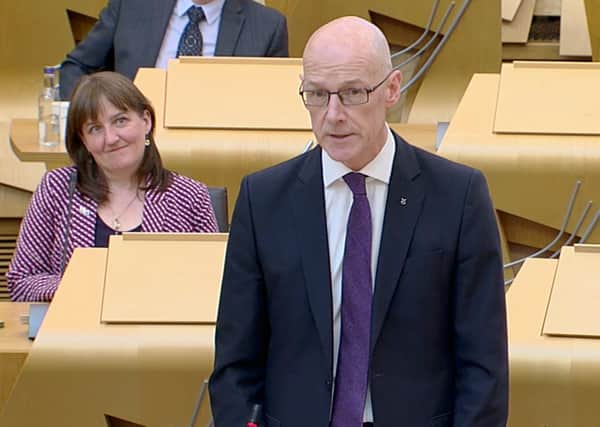 Deputy First Minister John Swinney announces the return of all pupils to Scottish schools, depending on the state of the coronavirus outbreak