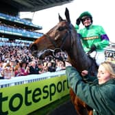 Mon Mome and jockey Liam Treadwell celebrate winning the 2009 John Smith’s Grand National. Picture: David Davies/PA Wire