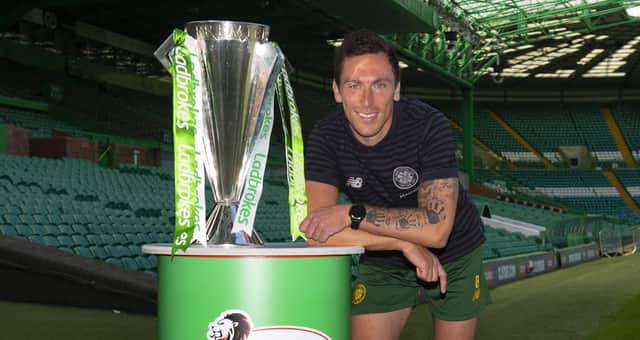 After leading Celtic to a ninth straight title, Scott Brown now has his sights set on ten-in-a-row. Picture: SNS