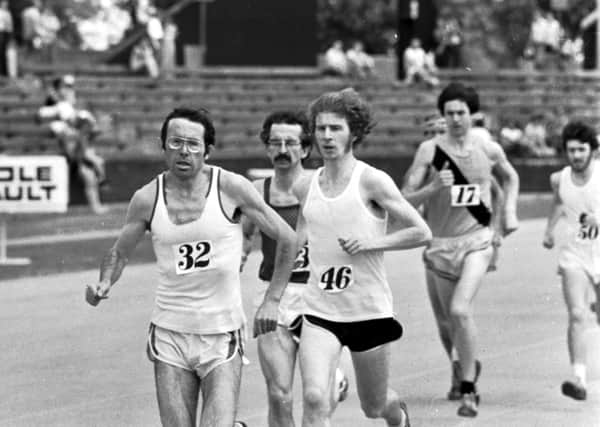 Olympic runner Don MacGregor in the marathon event at the Scottish Athletics Championships at Meadowbank stadium, Edinburgh, in June 1976 (Picture: Denis Straughan)