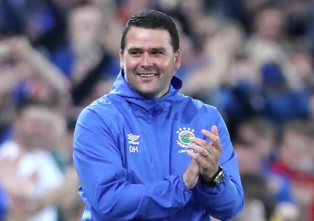 Linfield manager David Healy. Picture: Niall Carson/PA