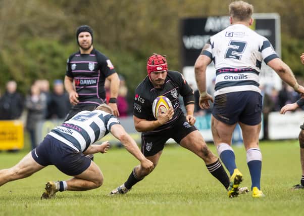 Sam Kitchen scored eight tries in his debut season with Ayrshire Bulls. Picture: SNS.