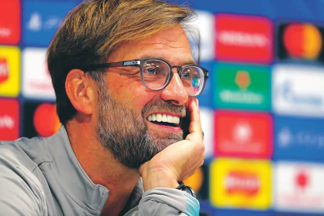 Liverpool manager Jurgen Klopp. Picture: Richard Sellers/PA Wire.