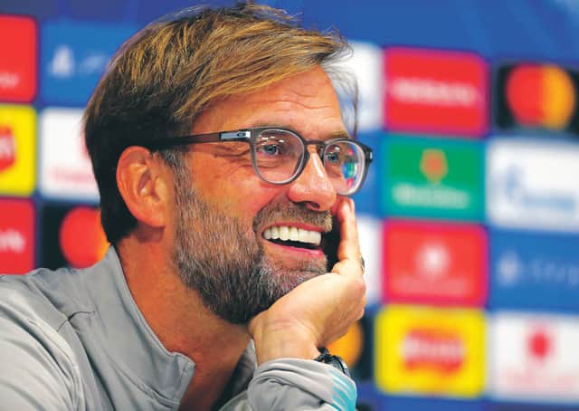 Liverpool manager Jurgen Klopp. Picture: Richard Sellers/PA Wire.