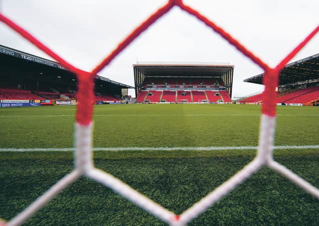 Would television coverage of behind-closed-doors games from Pittodrie include the noise of seagulls? Picture: Craig Foy/SNS