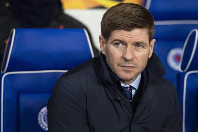 Rangers manager Steven Gerrard. Picture: SNS.