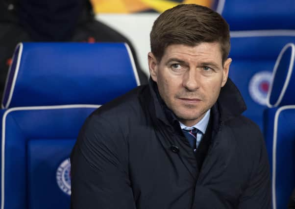 Rangers manager Steven Gerrard. Picture: SNS.