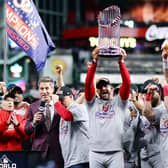 Washington Nationals, celebrating their World Series win back in October, are expected to start the new season against the New York Yankees on 23 July. Picture: Mike Ehrmann/Getty Images