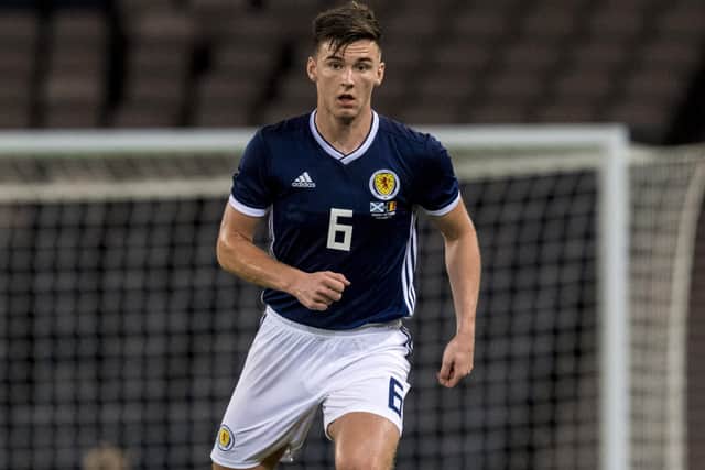 Kieran Tierney has been playing in a central defensive role for Arsenal. Picture: SNS.