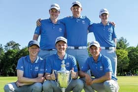 Scotland’s title-winning side in the 2016 European Team Championship in France – a second successive tartan triumph in the event.