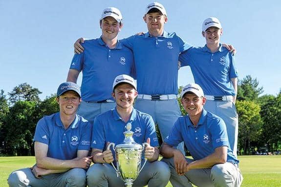 Scotland’s title-winning side in the 2016 European Team Championship in France – a second successive tartan triumph in the event.