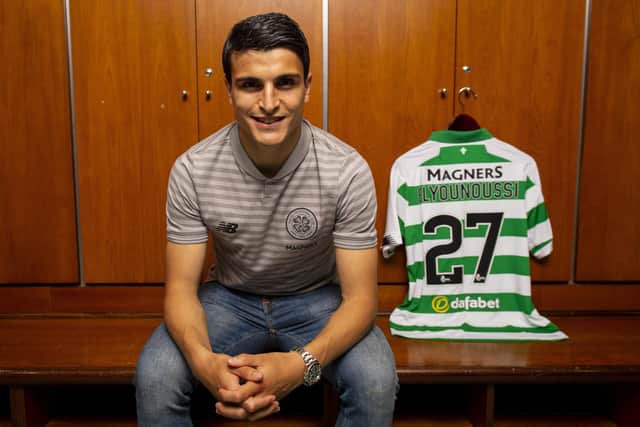 Mohamed Elyounoussi could have played for Real Betis next season but has signed up for another year’s loan at Celtic. Picture: SNS.