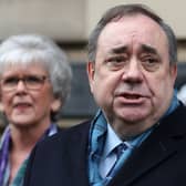 Former first minister Alex Salmond outside the High Court in Edinburgh. Picture: Andrew Milligan/PA Wire