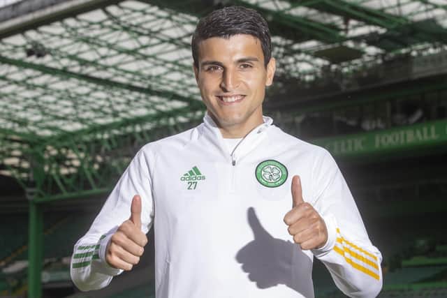 Thumbs-up for Mohamed Elyounoussi.
