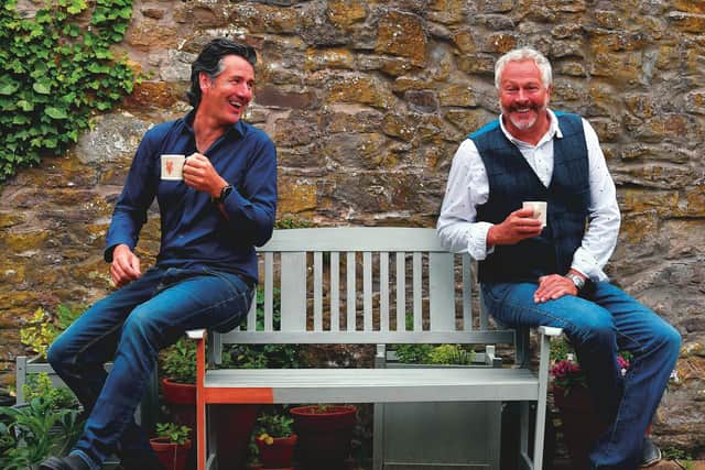Dougie Vipond and Nick Nairn, who are back with a new series of The Great Food Guys on BBC Scotland and the BBC Network. Picture: John Devlin