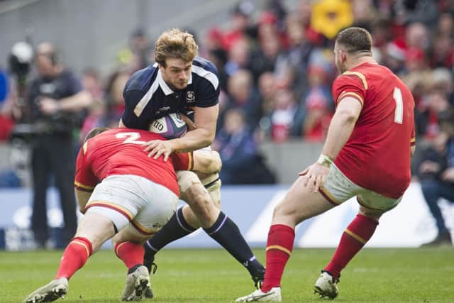 Richie Gray could yet return to the Scotland team despite competition from younger brother Jonny, Scott Cummings and Grant Gilchrist. Picture: SNS/SRU.