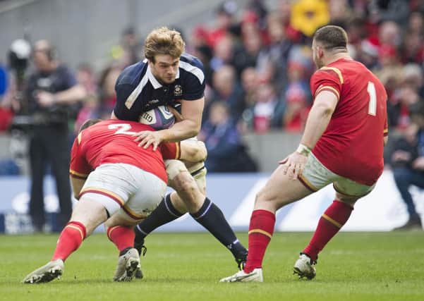 Richie Gray could yet return to the Scotland team despite competition from younger brother Jonny, Scott Cummings and Grant Gilchrist. Picture: SNS/SRU.