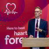 James Jopling, Head of BHF Scotland at The British Heart Foundation reception in the Parliament Buildings, Edinburgh.