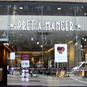 Pret A Manger on South Bridge in Edinburgh. Picture: Lisa Ferguson