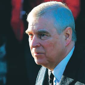 Britain's Prince Andrew, Duke of York, arrives to attend a church service at St Mary the Virgin Church in Hillington, Norfolk. Picture Lindsey Parnaby/AFP via Getty Images