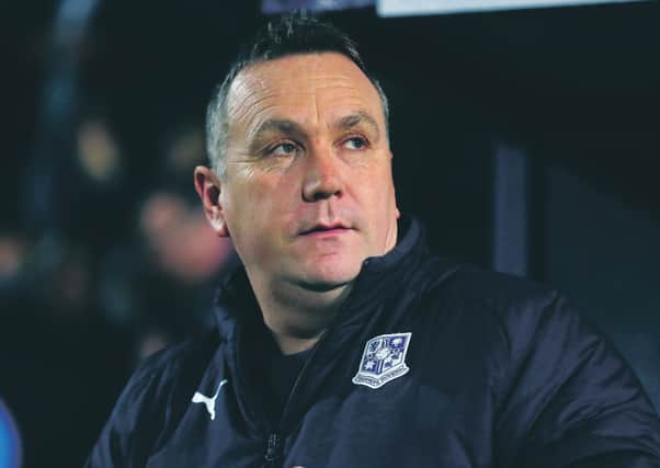 Tranmere Rovers manager Micky Mellon. Picture: Richard Sellers/PA