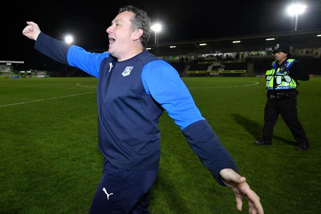 Micky Mellon had much to celebrate during his managerial reign at Tranmere Rovers.