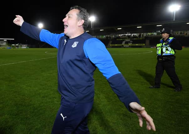 Micky Mellon had much to celebrate during his managerial reign at Tranmere Rovers.